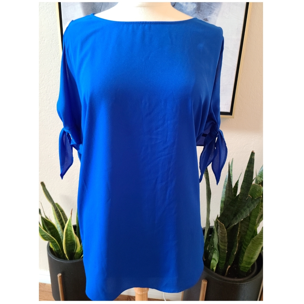 Stylish cold shoulder blouse